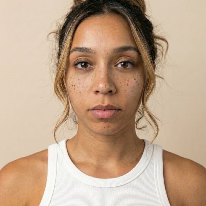 Bee, 32, undefined, before DermLens AI — uneven tone & pigmentation